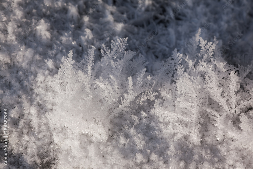 abstract ice crystals