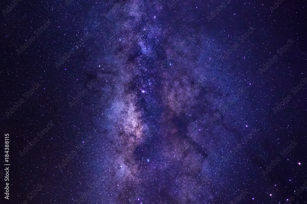 Fototapeta premium Milky way galaxy with stars and space dust in the universe