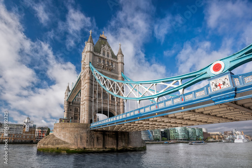 Tower Bridge in London, England, UK