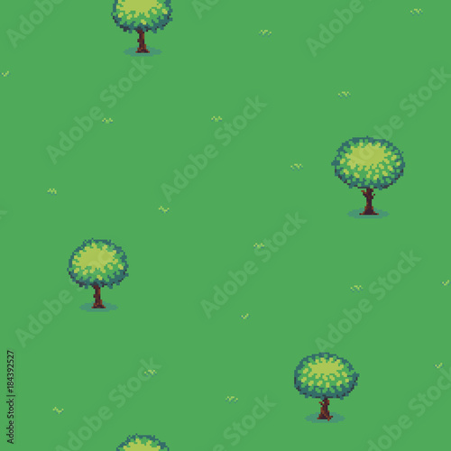 Pixel Art Trees