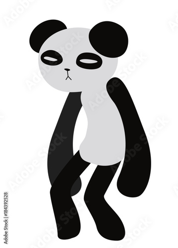 Funny adult panda