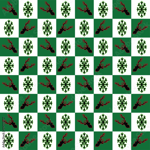 christmas  illustration  pattern red  abstract   snow  green