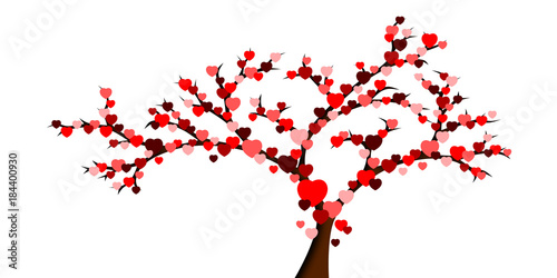 Saint-Valentin Arbre de Cœurs