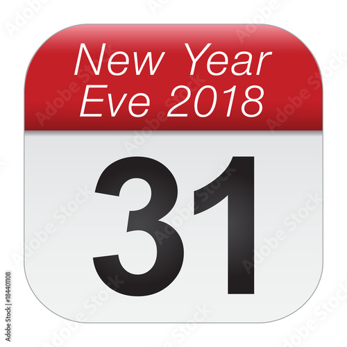 Calendar of last day on month of december.