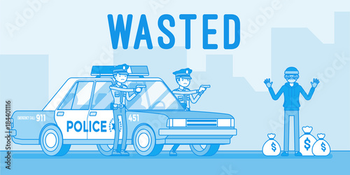 Wasted in video game