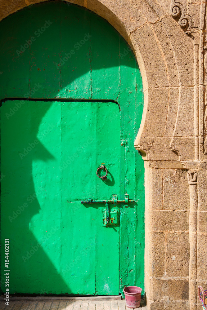 arab style door at marrakech