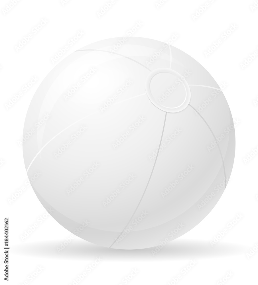 beach ball childrens toy stock vector illustration beach ball childrens toy stock vector illustration