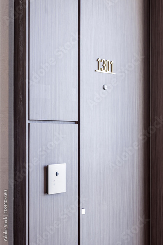 Photography door, hotel interior in seoul, korea