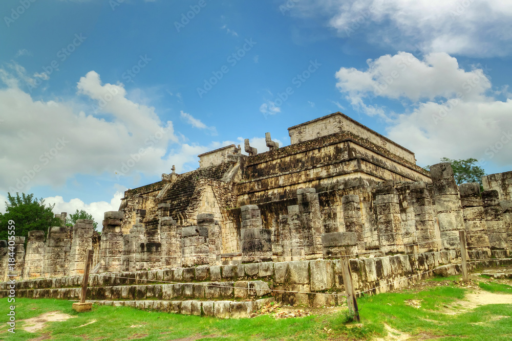 Temple of the Warriors in Chichen Itza - Mexico