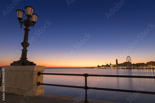 Skyline in Bari, Italy, Dawn © Ferdinando