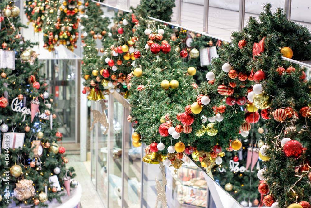 Christmas decorations shop
