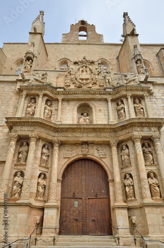 Baroque entrance of the church of Santa Maria