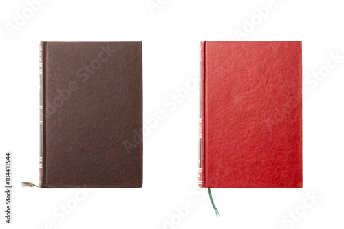 vintage book cover isolated on the white background.
