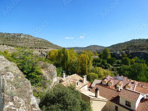 Palomera en Cuenca. Pueblo de Castilla la Mancha (España)