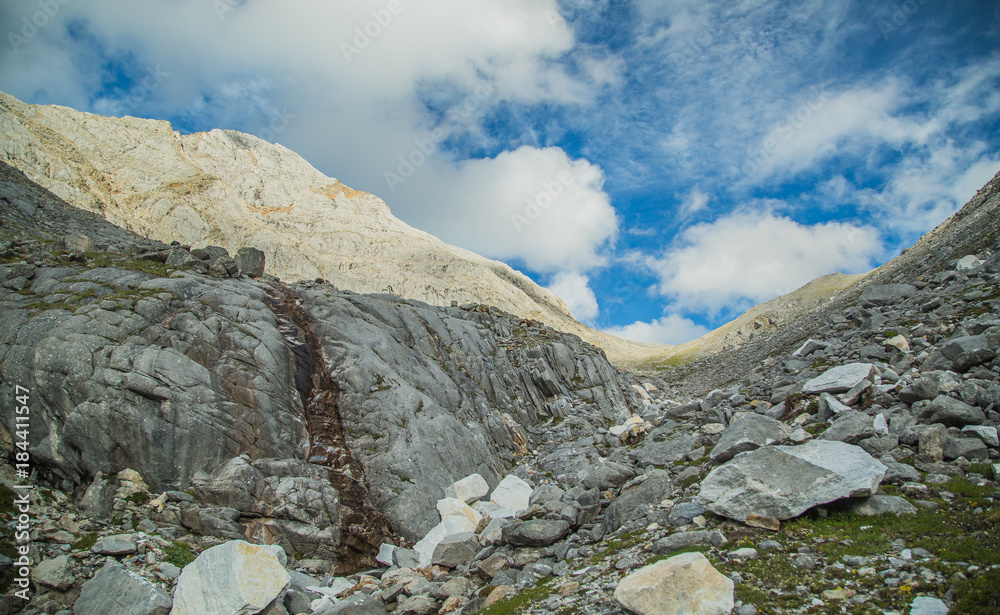 Mountain landscape, nature. Siberia.