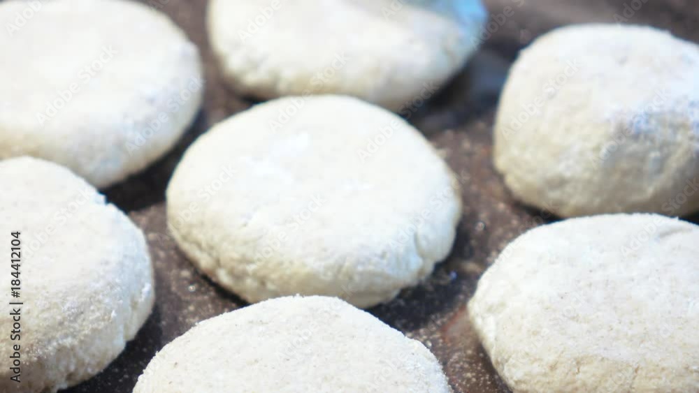 Cheesecakes in a frying pan with a stone coating
