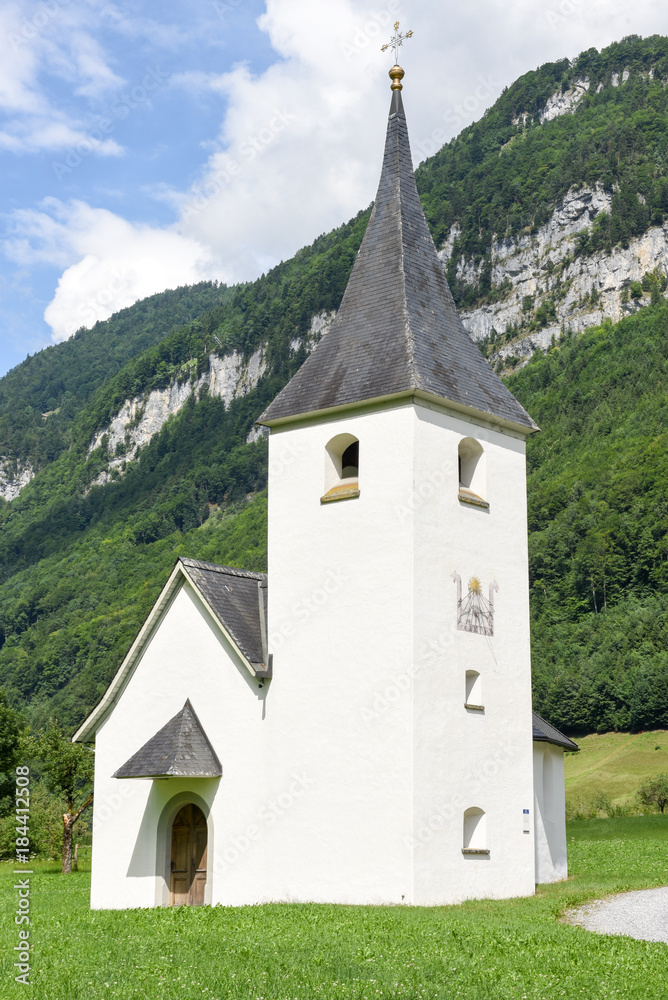 The chapel of Saint Sebastian at Wofenschiessen on Switzerland