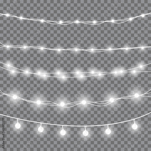 Christmas white lights