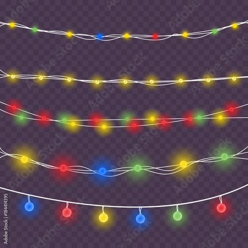 Christmas colored lights