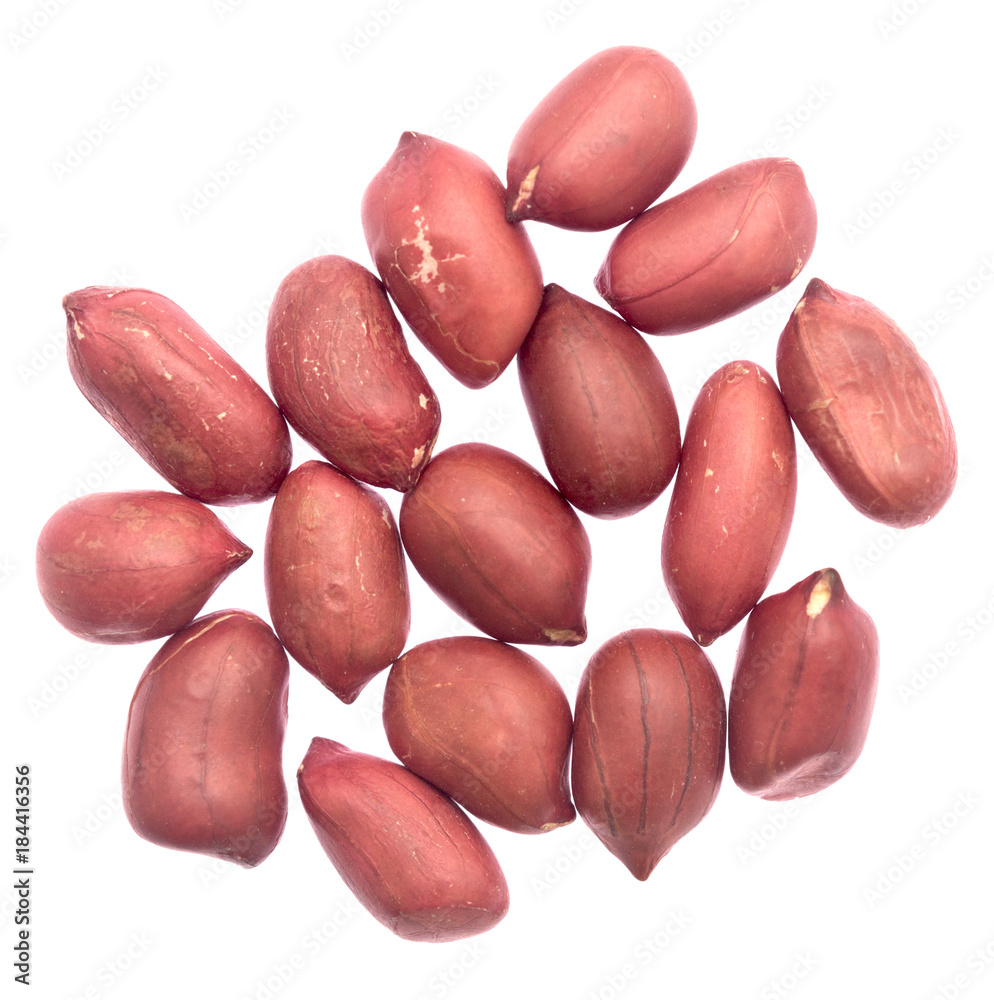 Obraz premium peanuts on white