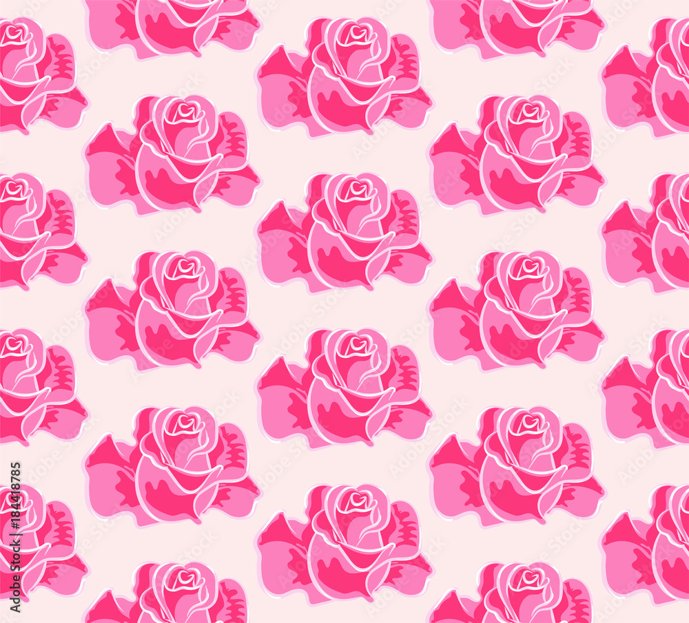 Drawing Rose Pattern Drawing Rose Pattern