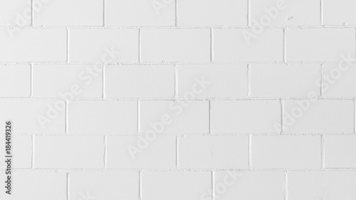 detail of white brick wall background
