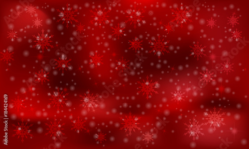 elegant Christmas background  with snowflakes and place for your text   vector