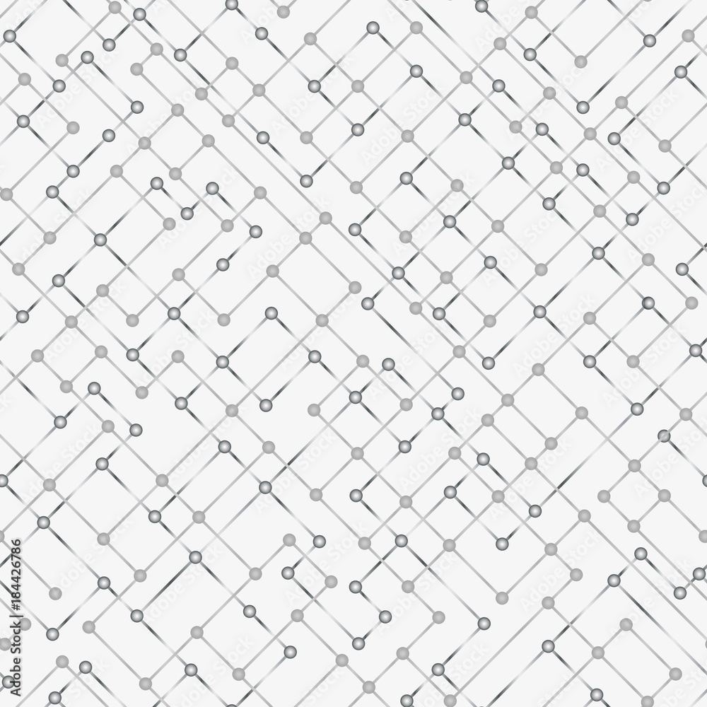 Messy connected dots seamless background. Messy connected dots seamless background.