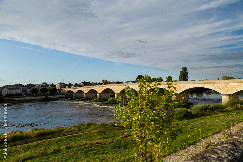 Fototapeta premium Pont de pierres sur la Loire