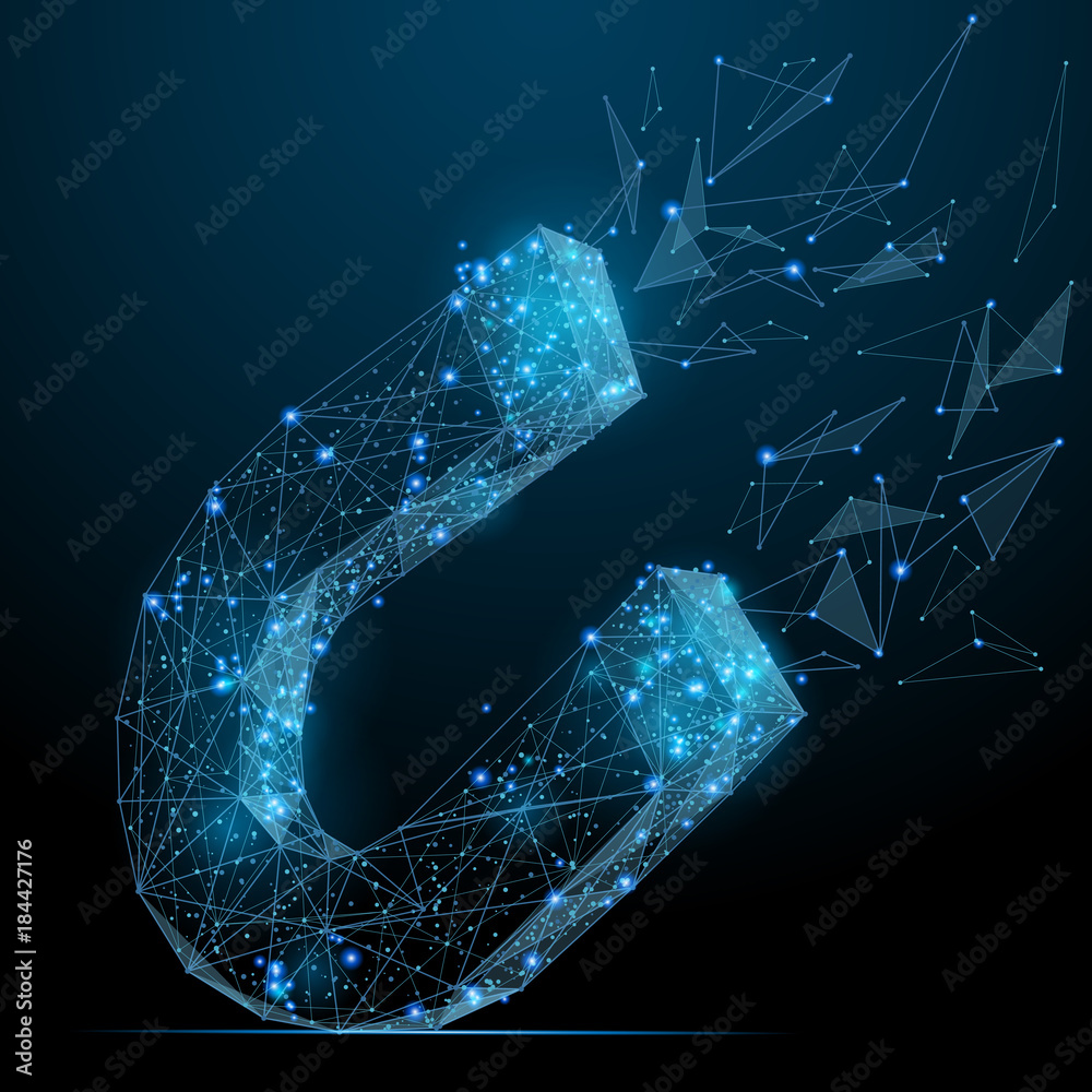 Abstract image of in the form of a starry sky or space