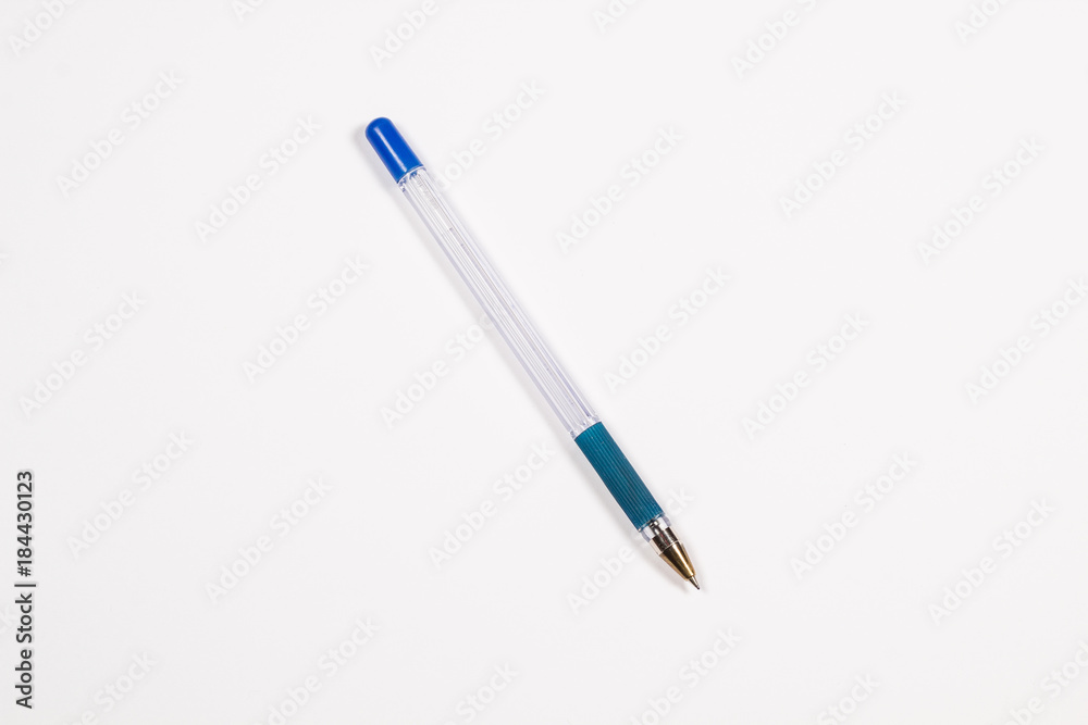 Old ball point pen on a white background Stock Photo Adobe Stock