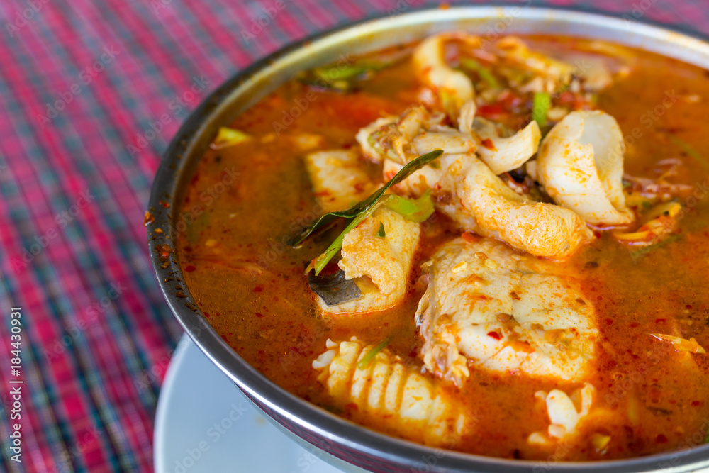 Tom Yum Soup, Thai Food Tom Yum Soup, Thai Food