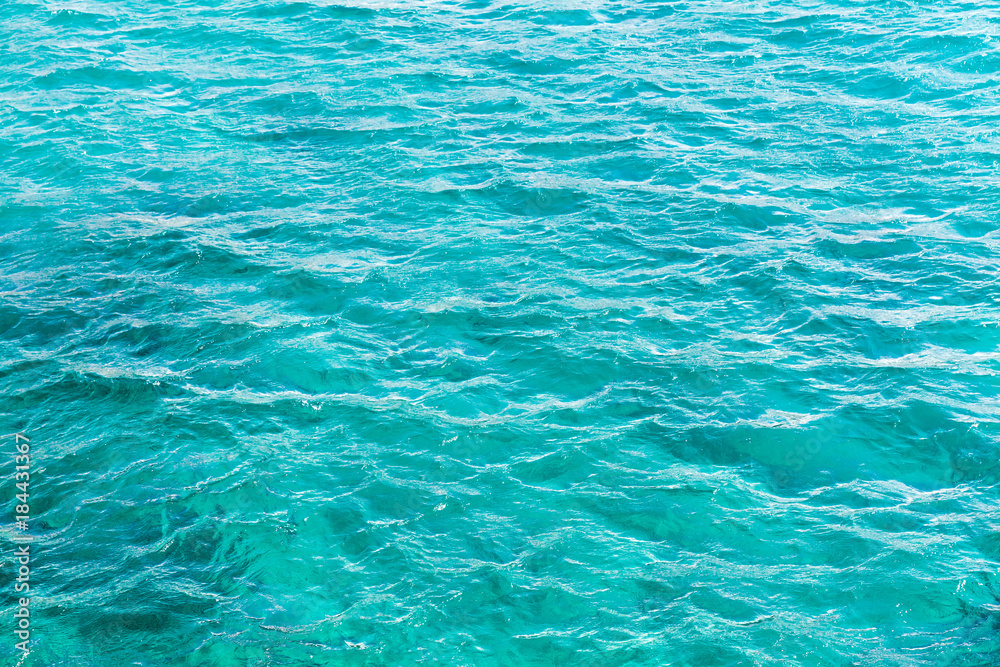 Obraz premium Azure ocean water surface, natural background
