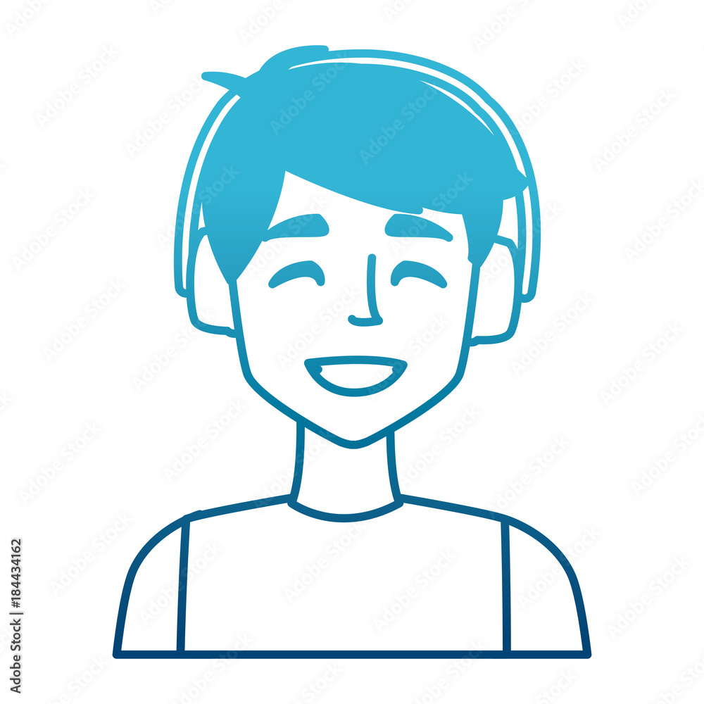 Young man with earmuffs