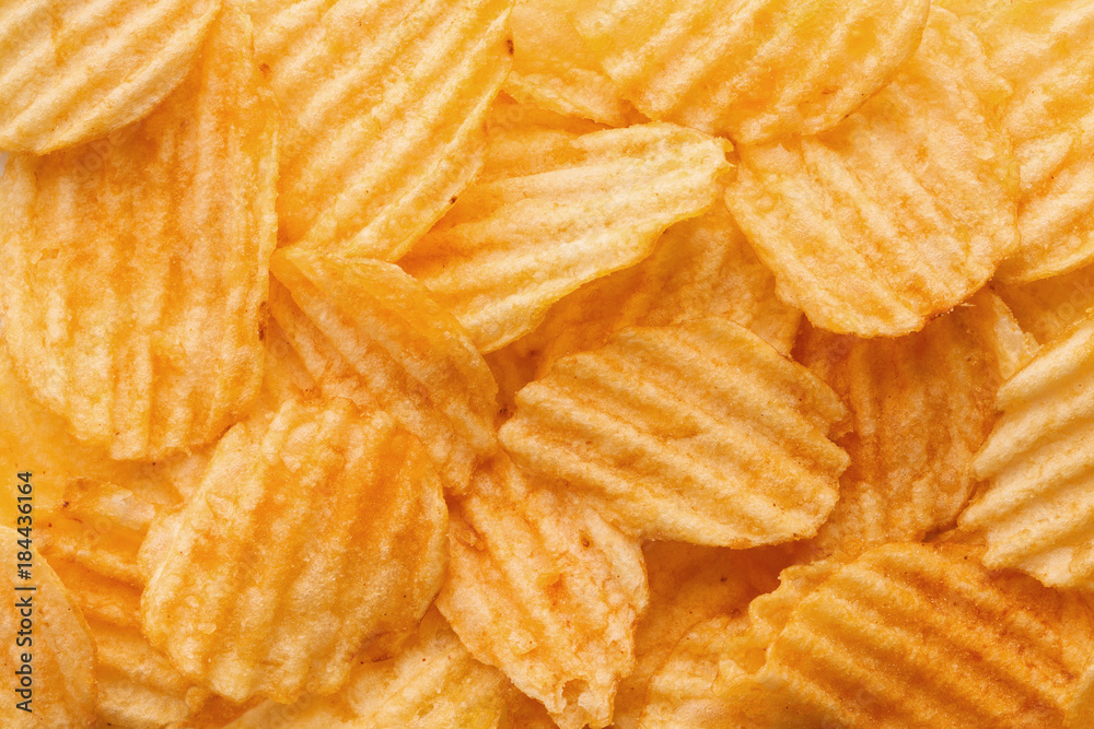 Chips food background Chips food background