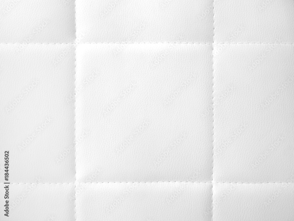Fototapeta premium White leather background or texture