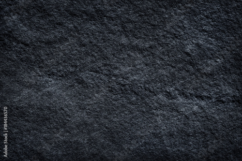 Dark grey black slate background or texture.