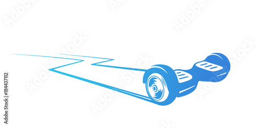 Hoverboard vector illustration