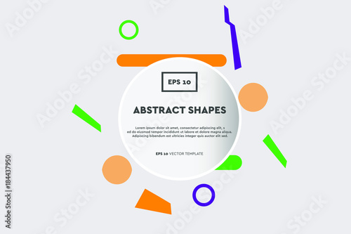 Abstarct vector shapes