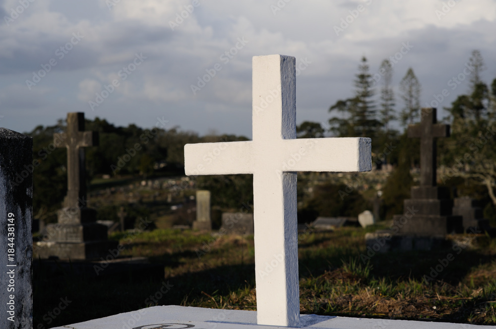 Cross in a Cemetery