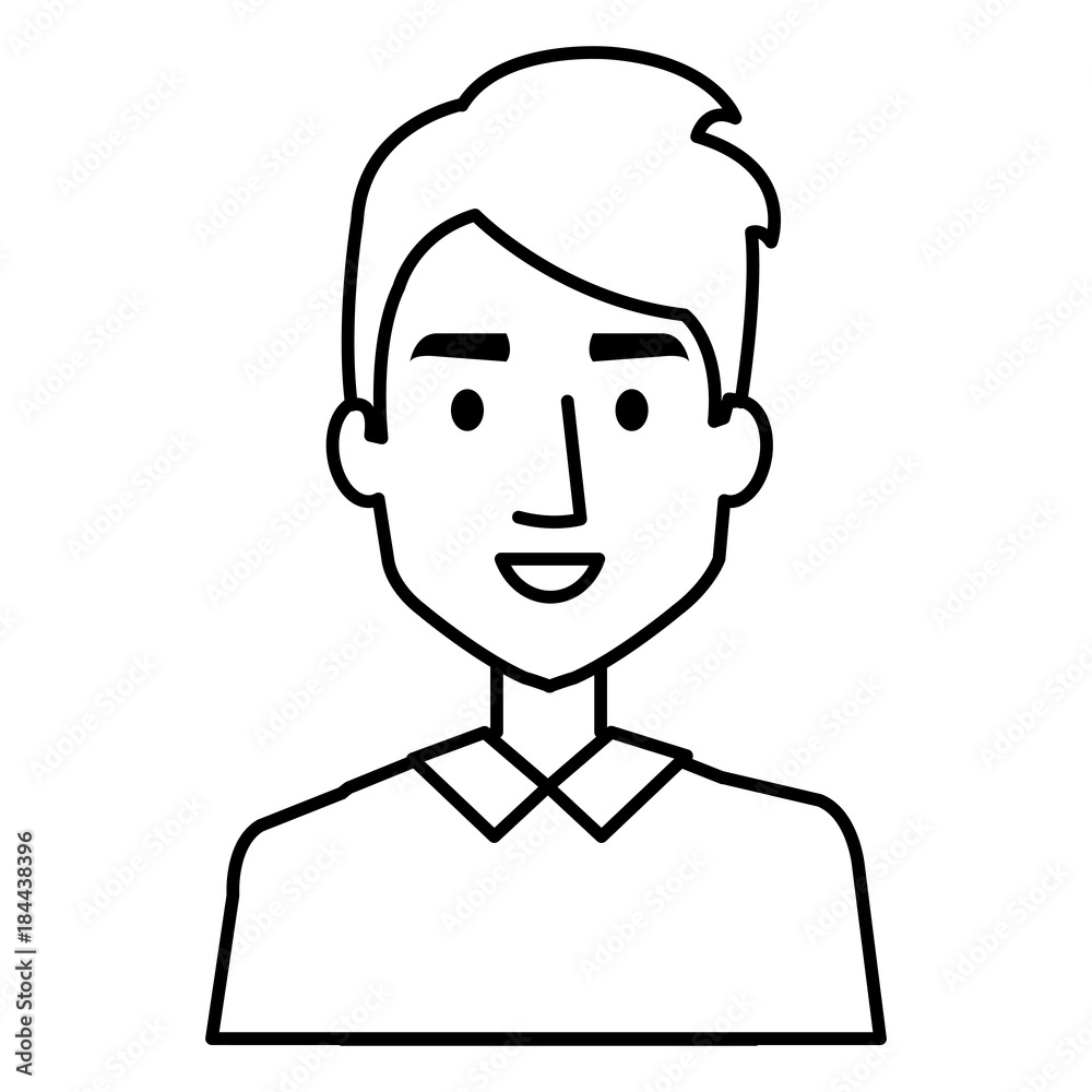 young man model avatar character
