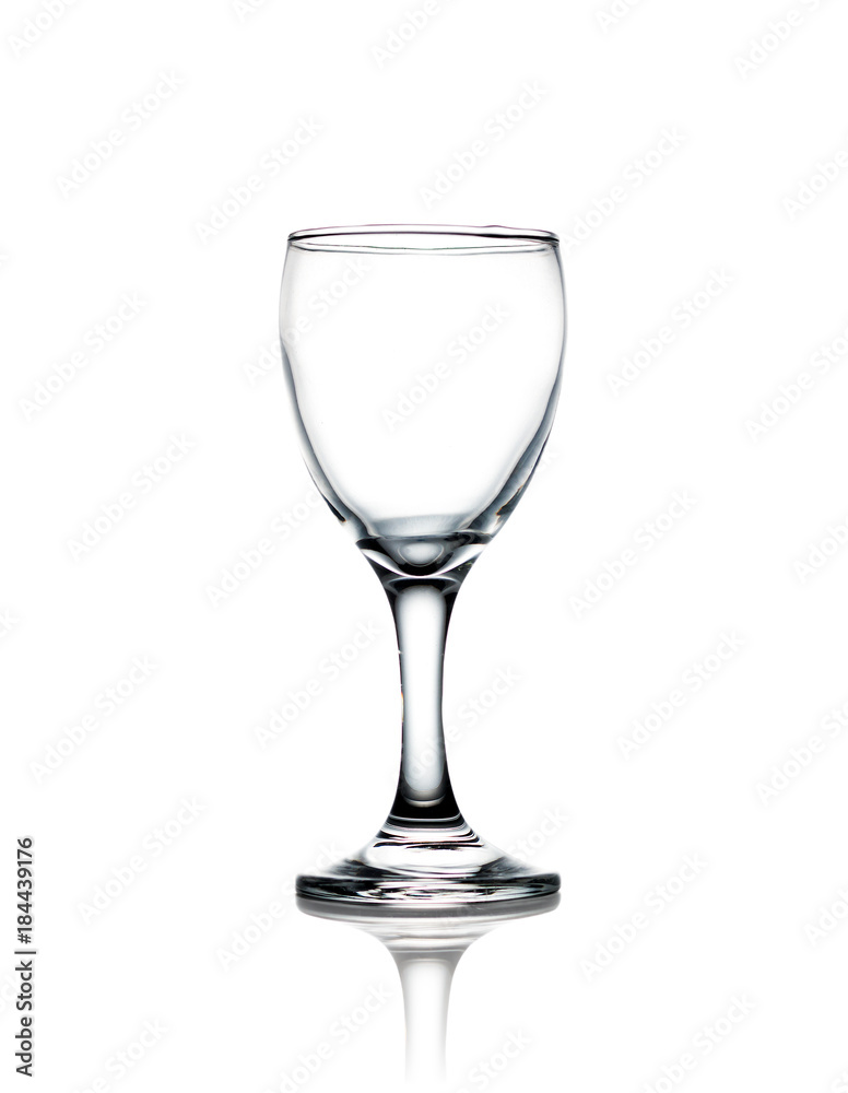 Water glass isolated on white background with clipping path included Water glass isolated on white background with clipping path included