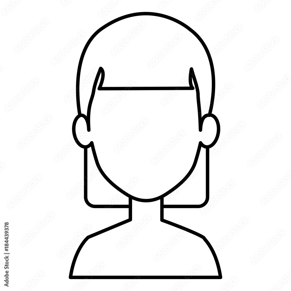 beautiful and young woman shirtless character vector illustration design beautiful and young woman shirtless character vector illustration design