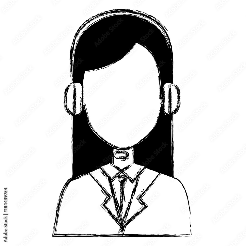 call center agent avatar character vector illustration design call center agent avatar character vector illustration design