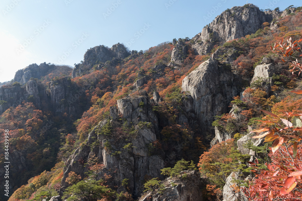 Chunbuk Wanju's foliage spot Daedun mountain climbing Chunbuk Wanju's foliage spot Daedun mountain climbing