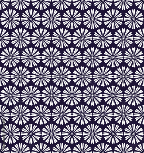 geometric pattern in white on an ultra - violet background