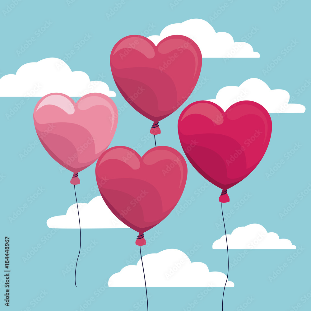 Happy valentines day icon vector illustration graphic design