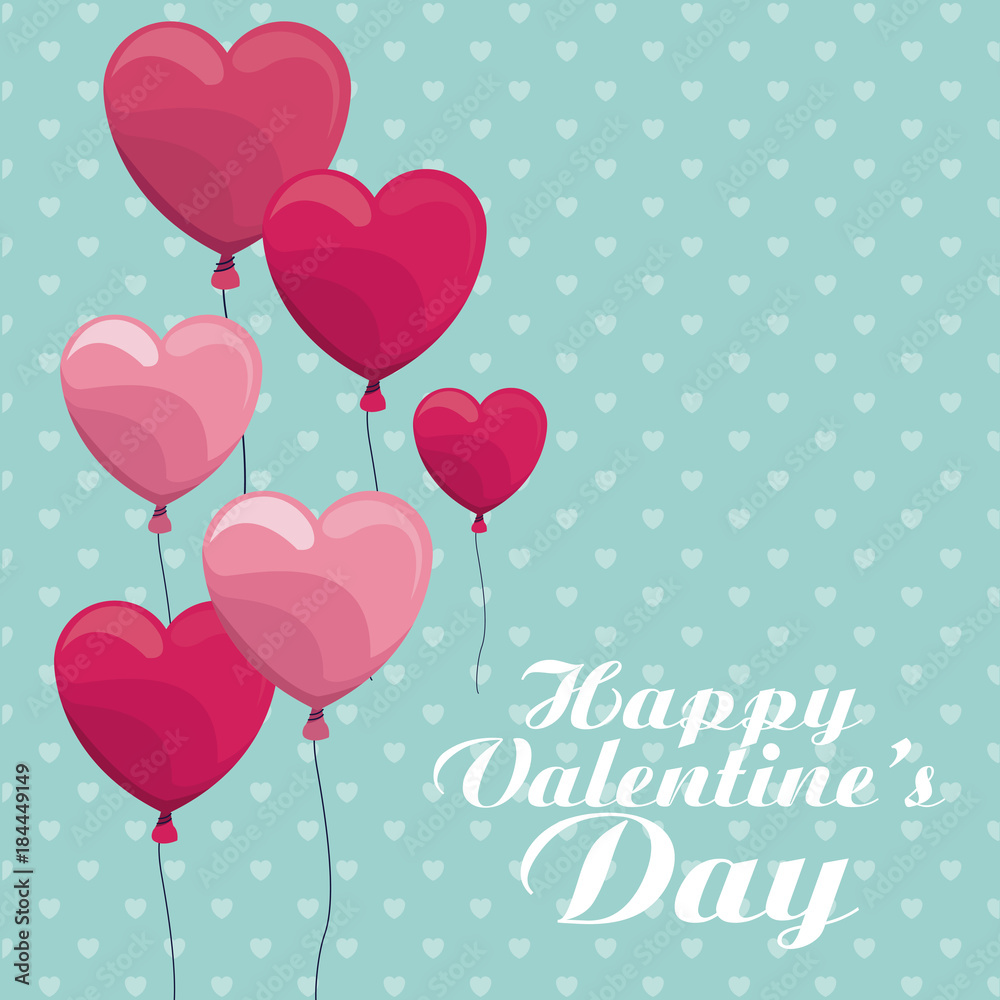 Happy valentines day icon vector illustration graphic design