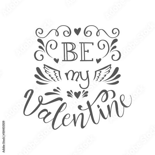 Be my Valentine card