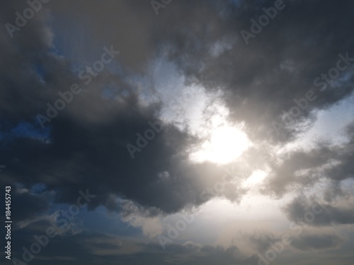 clouds and sun 